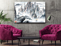 Maľovaná čínska krajinka